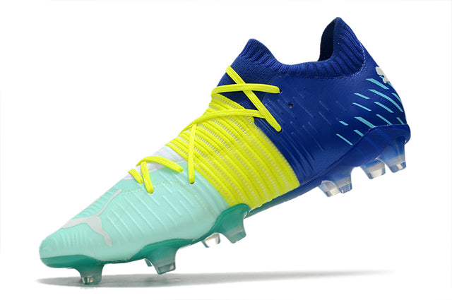 Chuteira Campo Puma Future Z FG Blue/Yellow/Green