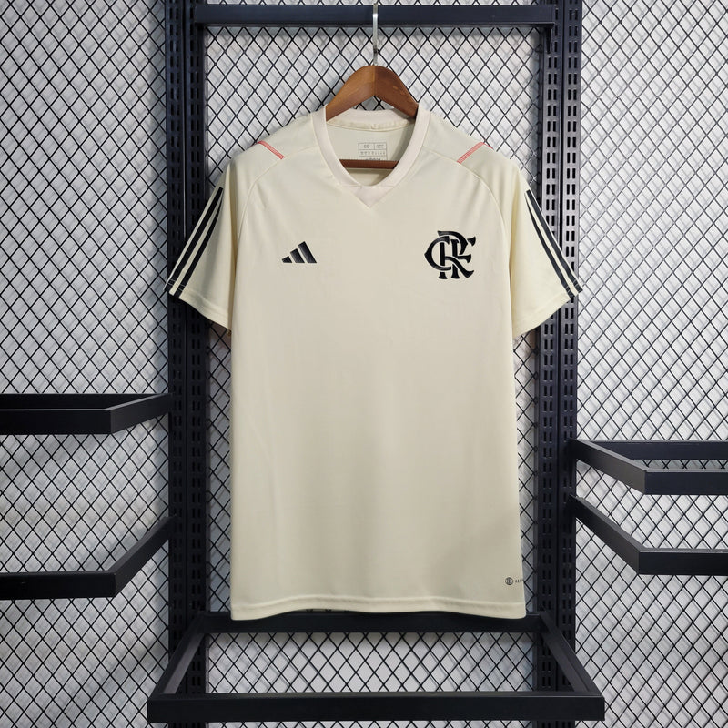 Camisa Flamengo Treino Branca 23/24 - Versão Torcedor