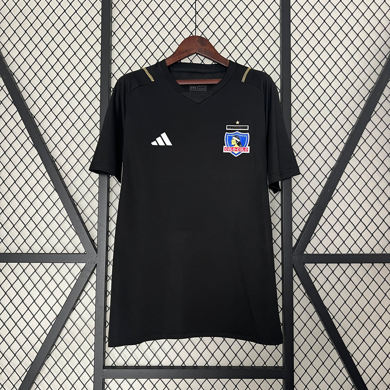 Camisa Colo Colo Treino 24/25 - Adidas - Black