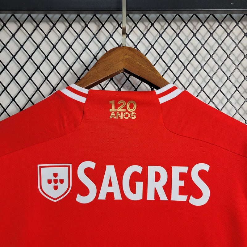 Camisa Benfica Home  23/24 - Adidas Torcedor Masculina - Lançamento