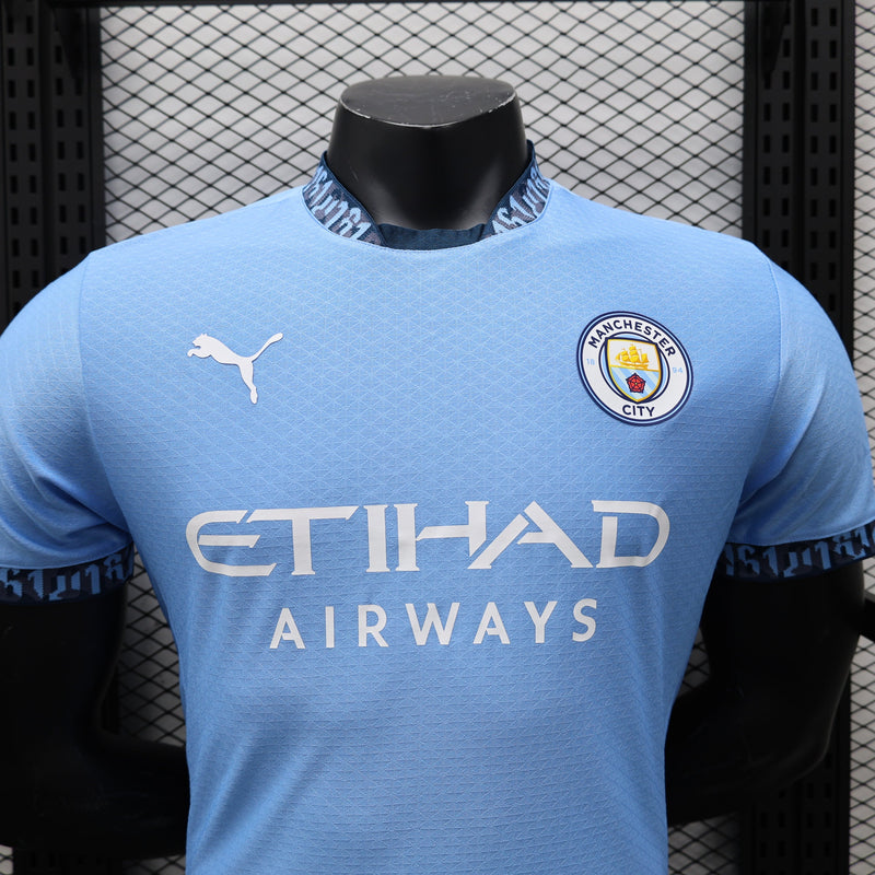 Camisa Manchester City I 24/25 Azul - Puma - Masculino Jogador