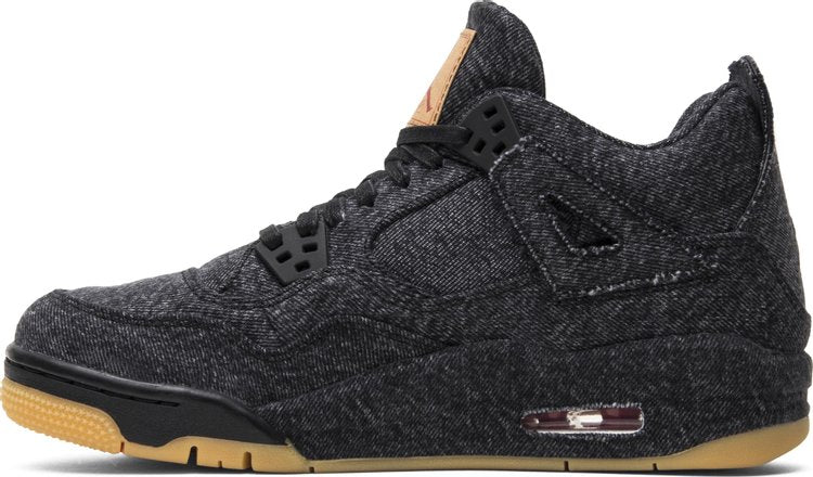 Levi's x Air Jordan 4 Retro 'Black Denim'