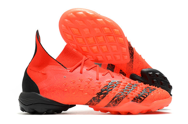 Chuteira Society Adidas Predator Freak.1 FG Red - Cano Alto