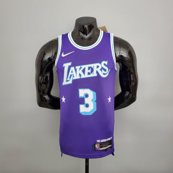 Camisa NBA Lakers #3 Davis City Edition Purple - 23/24