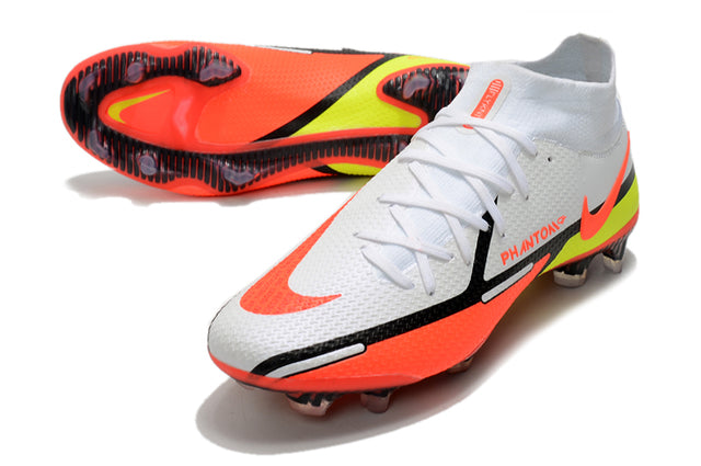 Chuteira Campo Nike Phantom GT2 Elite FG White - Cano Alto