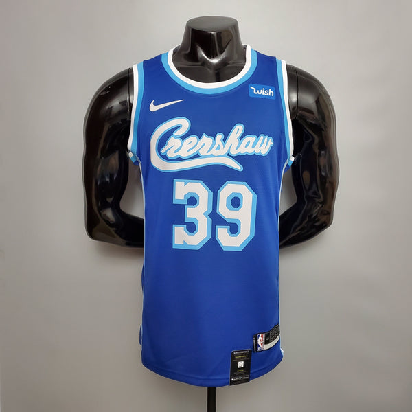 Camisa NBA Lakers #39 Howard Crershaw Blue- 23/24