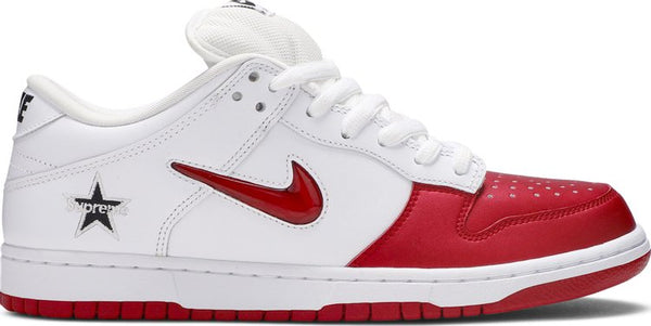 Supreme x Dunk SB Low 'Varsity Red'