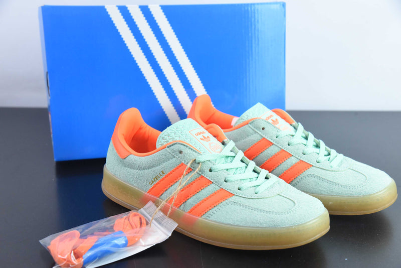 Tênis Adidas Gazelle Indoor Trainers - Laranja e Azul