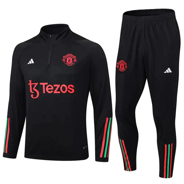 Conjunto de Treino Man United 2023 Preto