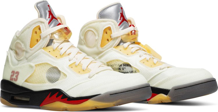 Off-White x Air Jordan 5 SP 'Sail'