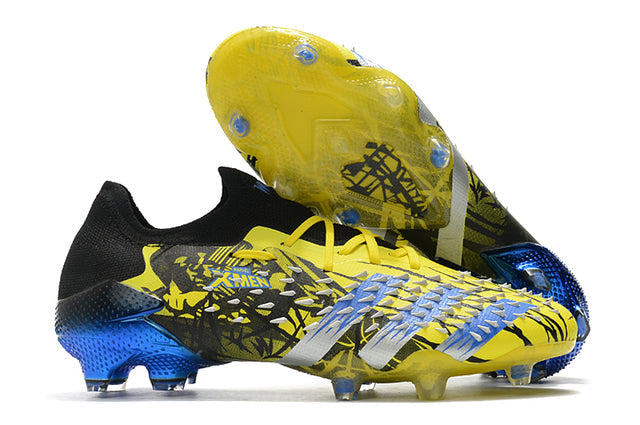 Chuteira Campo Adidas Predator Freak .1 Xmen/Black/Yellow/Blue - Low