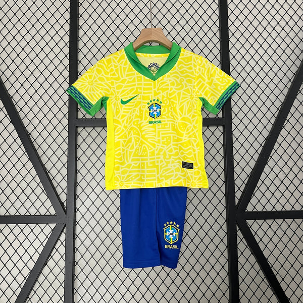 Seleção Brasileira Kit Infantil Home 2024-25 - Nike