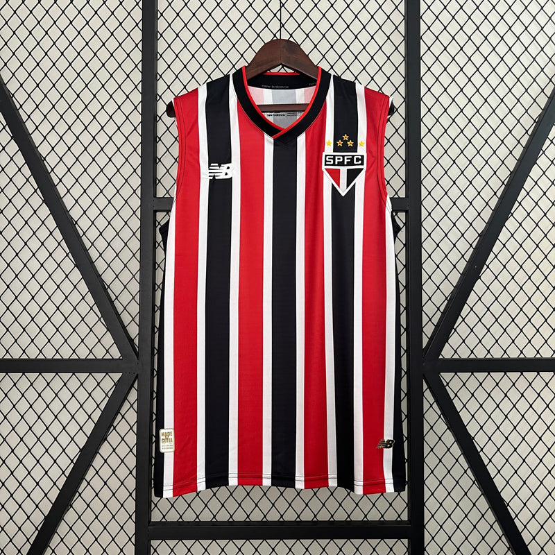 Camisa São Paulo Regata II 24/25 - Adidas - Vermelho com Preto