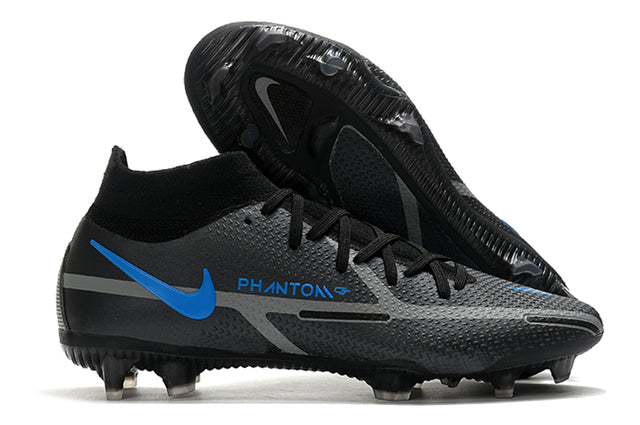 Chuteira Campo Nike Phantom GT2 Elite Dynamic Fit FG Black - Cano Alto