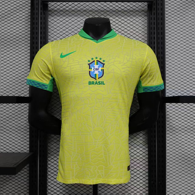 Camisa Brasil I 2024/25 Amarela - Nike - Masculino Jogador