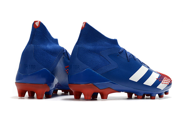 Chuteira Campo Adidas Predator Mutator .1 FG Blue/Red - Cano Alto