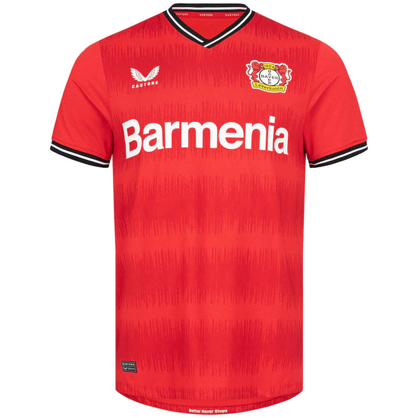 Camisa Bayer Leverkusen I 22/23 Castore - Vermelho