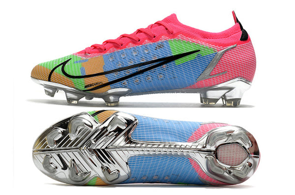 Chuteira Campo Nike Mercurial Vapor 14 Elite FG - Colorido