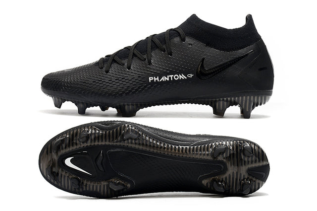 Chuteira Campo Nike Phantom GT Elite Dynamic Fit FG Black - Cano Alto