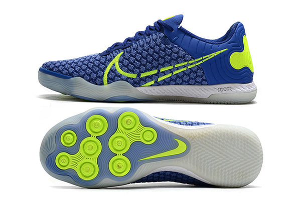 Chuteira Futsal Nike Phantom GT - Azul/Verde - Low