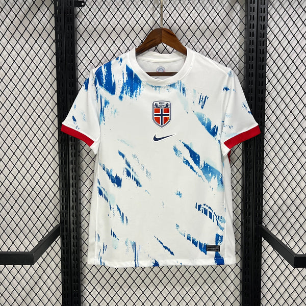 Camisa Seleção Noruega 2024/25 Nike - Azul e Branco