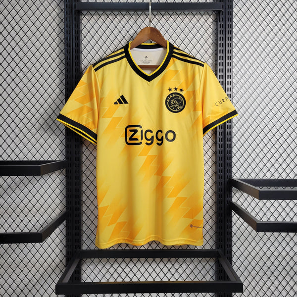 Camisa Ajax Yellow 23/24 - Adidas Torcedor Masculina