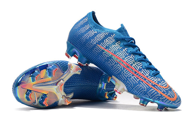 Chuteira Campo Nike Mercurial Vapor 13 Elite FG Azul Blade - Low