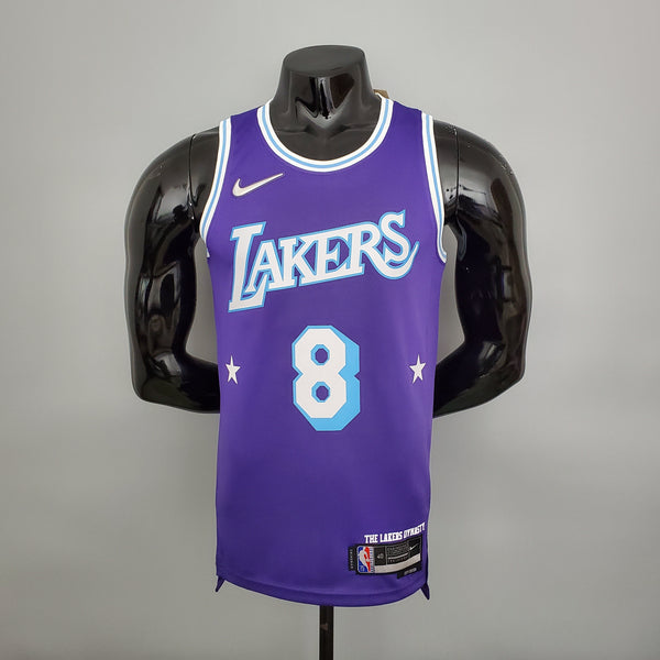 Camisa NBA Lakers #8 Bryant City Edition Purple - 23/24