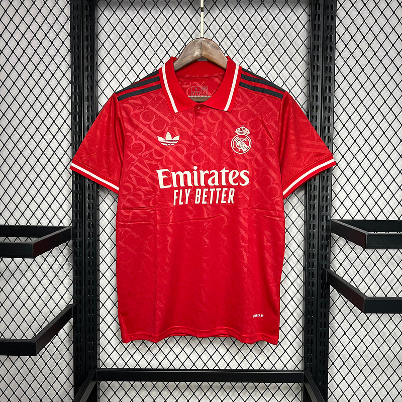 Camisa Real Madrid Vermelha 24/25