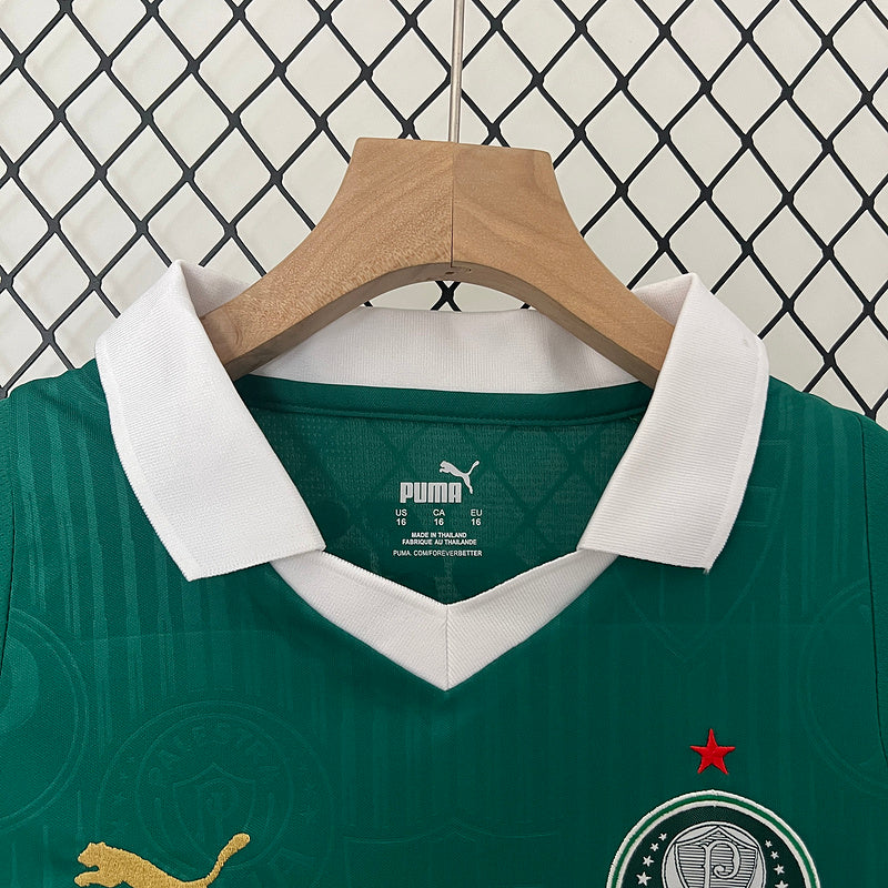 Kit Infantil Palmeiras 24/25 Home - Verde