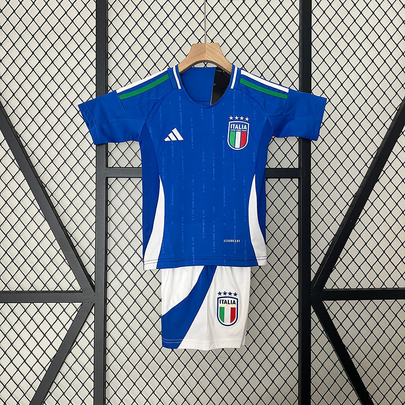 Kit Infantil Italia 24/25 Adidas - Azul