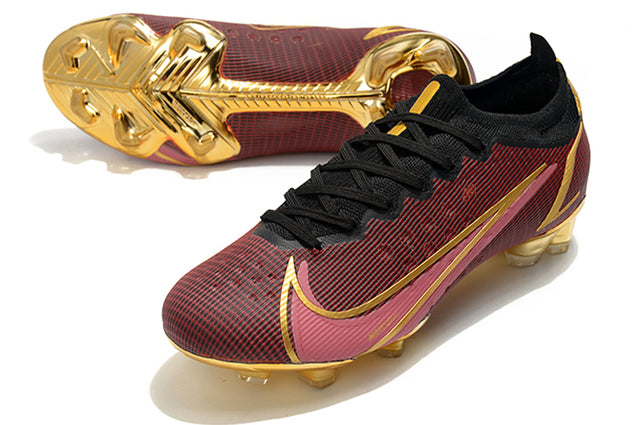 Chuteira Campo Nike Mercurial Vapor 14 Elite FG Vinho - Low