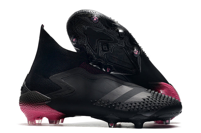 Chuteira Campo Adidas Predator Mutator + FG Black/Pink - Cano Alto