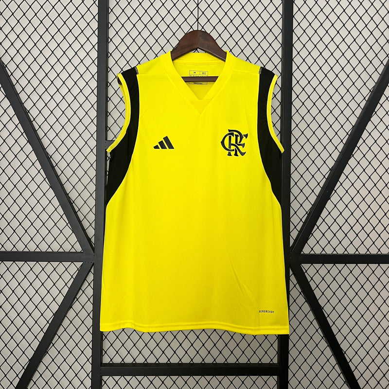 Camisa Flamengo Treino Regata 24/25 - Adidas - Amarela