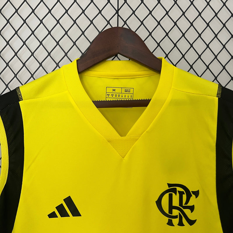 Camisa Flamengo Treino Regata 24/25 - Adidas - Amarela