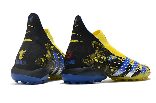 Chuteira Society Adidas Predator Freak + FG Xmen/Black/Yellow/Blue - Cano Alto