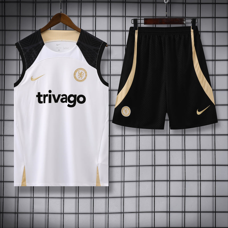 Kit Treino Chelsea 23/24 Nike - Branco