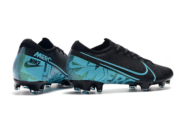 Chuteira Campo Nike Mercurial Vapor 13 Elite FG Azul e Preto - Low