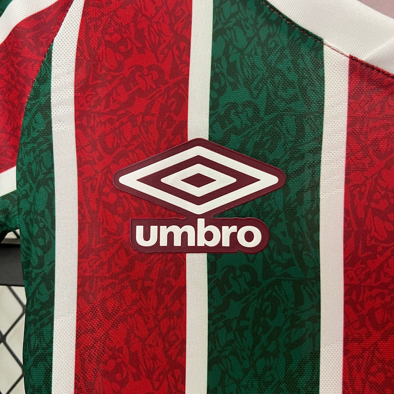 Camisa Fluminense I 24/25 Feminina - Umbro - Vermelha e Verde