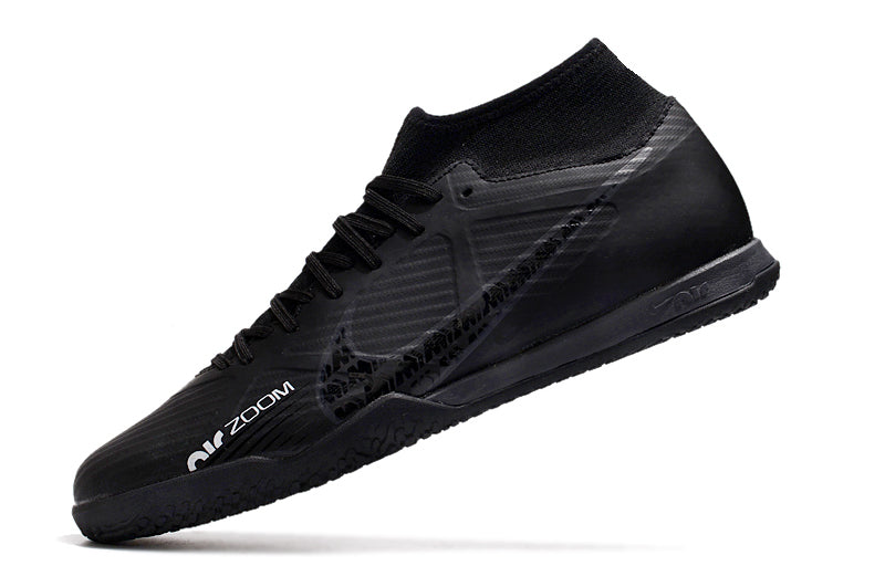 Chuteira Futsal Nike Air Zoom Superfly 9 TF - All Black - Cano Alto