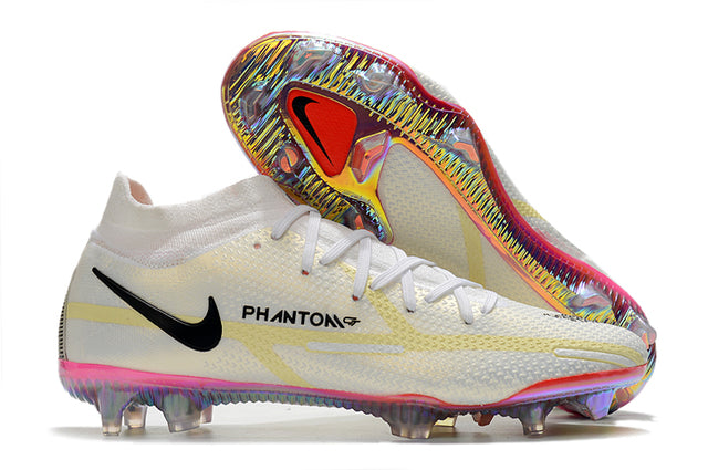 Chuteira Campo Nike Phantom GT2 Elite FG Gold - Mid